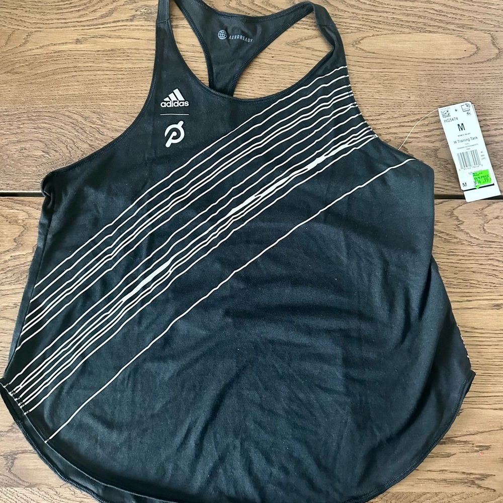 Adidas Aeroready Black Racerback Workout Top